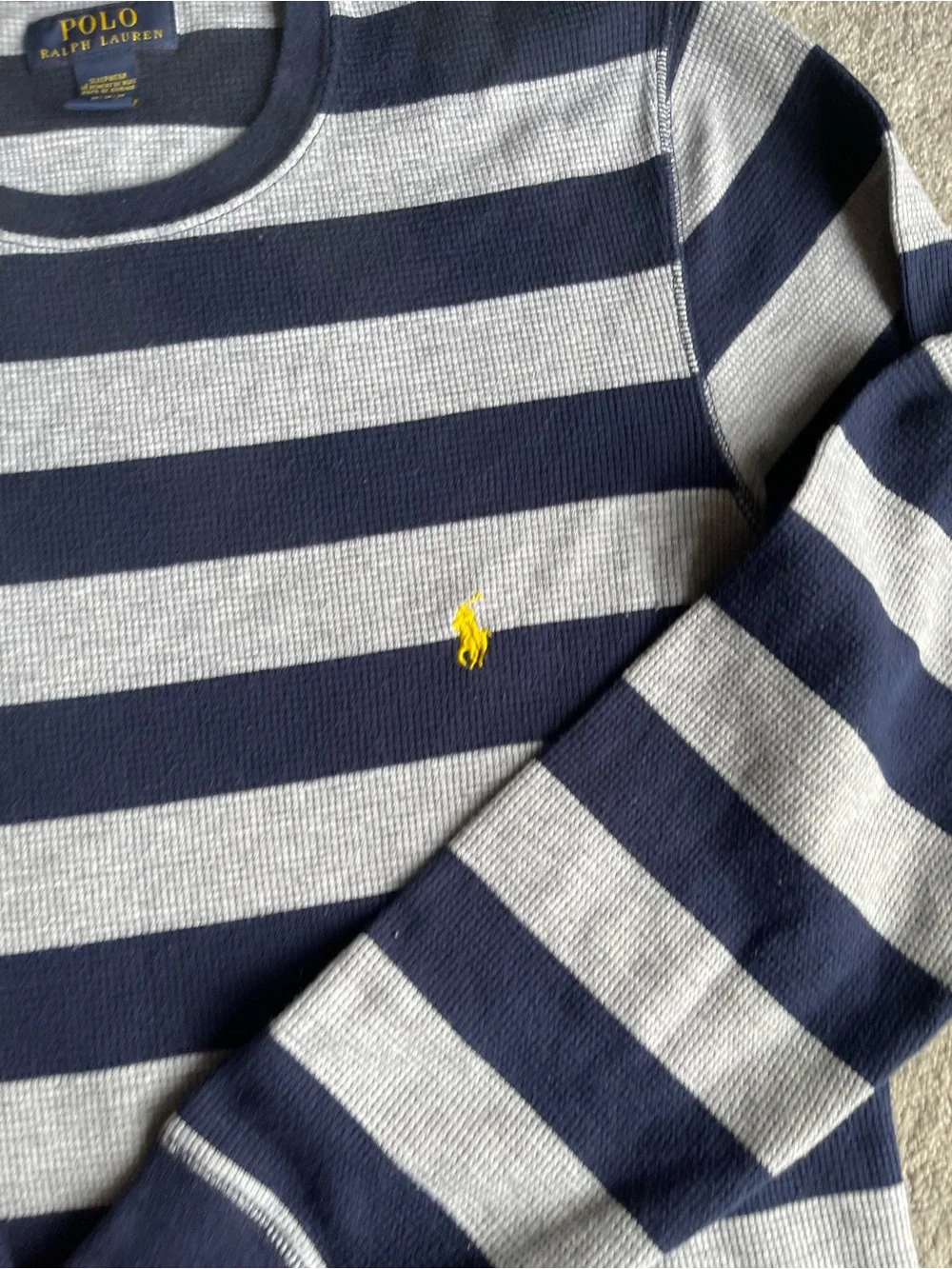 Man polo sweatshirt